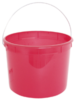 ENCORE Plastics 05160 Paint Pail, 5 qt Capacity, Plastic, Red