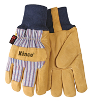 Heatkeep 1927KW-M Protective Gloves, Men's, M, Wing Thumb, Knit Wrist Cuff,