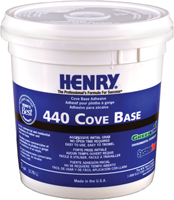 HENRY 12111 Cove Base Adhesive, Beige, 1 gal Pail