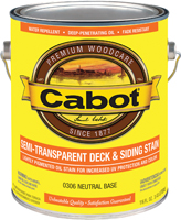 Cabot 300 Series 0306 Deck and Siding Stain, Neutral Base, Liquid