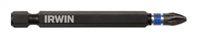 IRWIN 1837456 Power Bit, #2 Drive, Phillips Drive, 1/4 in Shank, Hex Shank,