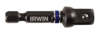 IRWIN 1837572 Socket Adapter, 3/8 in Drive, Square Drive