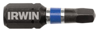 IRWIN 1837381 Insert Bit, #2 Drive, Square Recess Drive, 1/4 in Shank, Hex