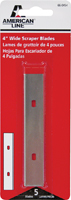 American LINE 66-0454-0000 Scraper Blade, Two-Facet Blade, 0.562 in W Blade,