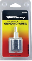 Forney 60050 Grinding Wheel, 1 x 1 in Dia, 1/4 in Arbor/Shank, 60 Grit,