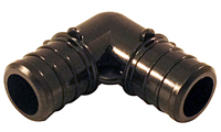 Apollo Valves ApolloPEX Series PXPAE125PK Pipe Elbow, 1/2 in, Barb, 90 deg