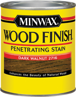 Minwax Wood Finish 70012444 Wood Stain, Dark Walnut, Liquid, 1 qt, Can