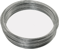 HILLMAN 50143 Utility Wire, 200 ft L, 16 Gauge, Galvanized Steel