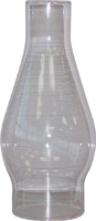 TIKI 411B Lamp Chimney, Glass, Clear, Glass, Clear