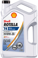 Shell Rotella T4 550045144 Engine Oil, 10W-30, 1 gal Jug