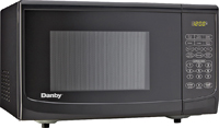 Danby DBMW0720BBB Microwave, 0.7 cu-ft Capacity, 700 W, 2 Cooking Stages,