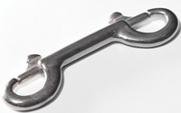 BARON 163M Bolt Snap, Malleable Iron, Nickel