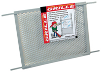 Make-2-Fit PL 15515 Hinged Screen Door Grill, 34-1/2 in W, 20 in H, Plastic,