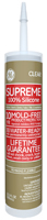 GE Supreme M90006 Silicone Caulk, Colorless, -60 to 400 deg F, 10.1 oz Tube