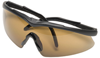 MSA 10083092 Safety Glasses, Unisex, Anti-Fog Lens, Wraparound Frame, Brick