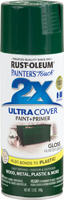 RUST-OLEUM PAINTER'S Touch 249111 Gloss Spray Paint, Gloss, Hunter Green, 12