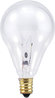 Sylvania 10894 Incandescent Lamp, 60 W, A15 Lamp, Candelabra E12