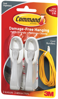 Buy Command 17304C Cord Bundler, Plastic, White White (Pack of 2)