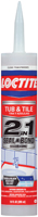 Loctite POLYSEAMSEAL 2137997 Tub and Tile Adhesive Caulk, Clear, 20 to 170