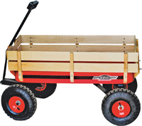 Speedway 52178 Wagon Toy; 200 lb; Steel; Red