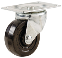 Shepherd Hardware 9480 Swivel Caster, 4 in Dia x 1-1/4 in W Wheel, 225 lb