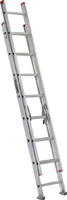 Louisville L-2324-16 Extension Ladder; 193 in H Reach; 200 lb; 1-1/2 in D