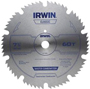 IRWIN 11240 Circular Saw Blade, 7-1/4 in Dia, 5/8 in Arbor, 60-Teeth, Carbon
