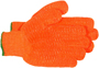 BOSS 4099L Reversible Protective Gloves; L; Knit Wrist Cuff; Orange