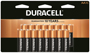 DURACELL COPPERTOP MN1500 MN1500B16 Battery, 1.5 V Battery, AA Battery,