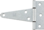 National Hardware N129-338 T-Hinge, Galvanized Steel, Tight Pin, 60 lb