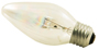Sylvania 13985 Incandescent Lamp, 40 W, F15 Lamp, Medium E26 Lamp Base, 335