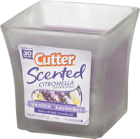 Cutter HG-96154 Citronella Candle; Purple; Citronella; Lavender; Vanilla; 11