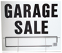 HY-KO LGS-2 Lawn Sign, Garage Sale, Black Legend, Plastic, 24 in W x 19 in H