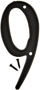 HY-KO PN-29/9 House Number, Character: 9, 4 in H Character, Black Character,