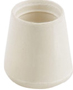 Shepherd Hardware 9755 Furniture Leg Tip, Round, Rubber, Off-White, 1 in Dia