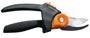 FISKARS 391041-1001 Pruner; 3/4 in Cutting Capacity; Steel Blade; Bypass