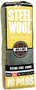 Homax 106601-06 Steel Wool Pad; #000 Grit; Extra Fine; Gray