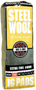 Homax 106601-06 Steel Wool, #000 Grit, Extra Fine, Gray