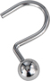 Simple Spaces SD-CBH-CH Ball Shower Curtin Hook, 1-1/16 in Opening, Steel,