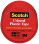 Tape Plastic Red 1-1/2x125in