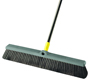 Quickie 00533 Push Broom, 24 in Sweep Face, Polypropylene Bristle, Steel