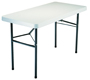 Lifetime Products 2940 Light Commercial, Rectangular Folding Table, 200 lb