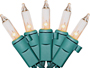 Santas Forest 07528 Light String, 25-Lamp, LED Lamp, Clear Lamp