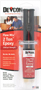 Devcon 23145 Epoxy Adhesive, Amber, Liquid, 0.47 oz Syringe