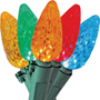 Santas Forest 09520 String Light, 25-Lamp, C6 LED Lamp, Multi-Color Lamp