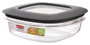 Rubbermaid 1937648 Nesting, Small Storage Container With Lid, Polycarbonate,