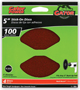 Gator 3001 Stick-On Sanding Disc; 100-Grit; Medium Grade; Aluminum Oxide; 5