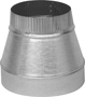 Imperial GV0808-A Short Duct Reducer; 6 in L; 30 Gauge; Galvanized Steel