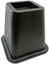 Shepherd Hardware 9523 Bed Riser, Rectangular, Plastic, Black