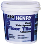 HENRY 430 ClearPro 12097 Floor Adhesive, Paste, Mild, Clear, 1 qt Pail